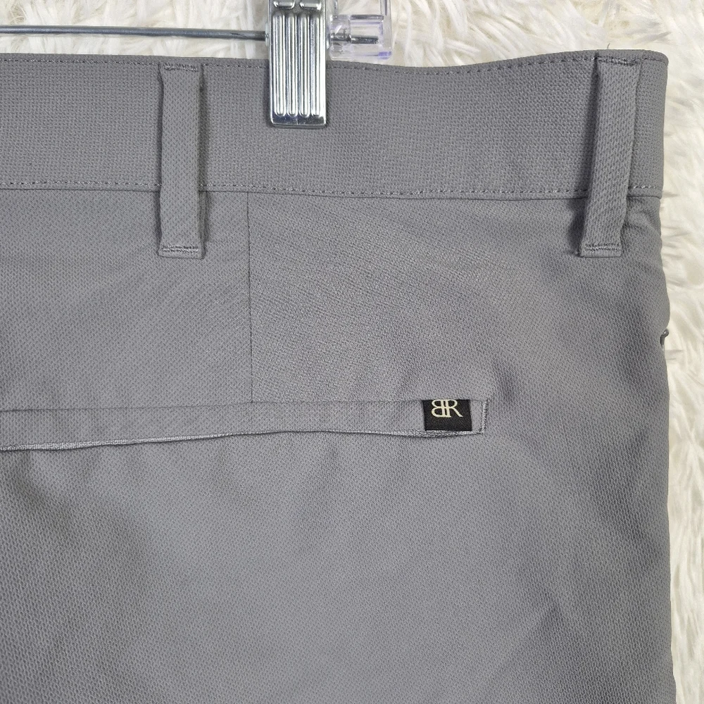 Banana Republic Mens Slim Straight Core Temp Chino Pants Gray 40x34‎ Casual